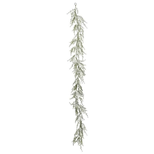 6ft. Green Fairhill Leaf Garland